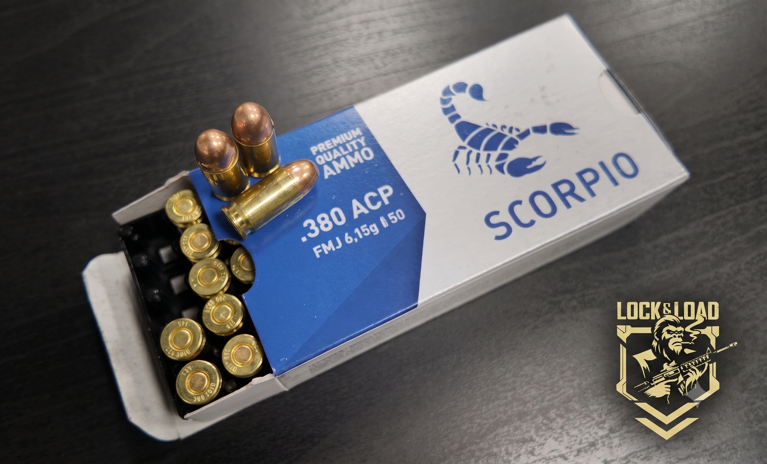 CARTUȘ .380 ACP (CUTIE 50 BUC)